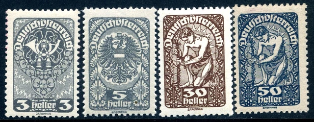 Mi. 255 x, 257 x, 267 x, 271 y ** (KW 6,20 Euro)
