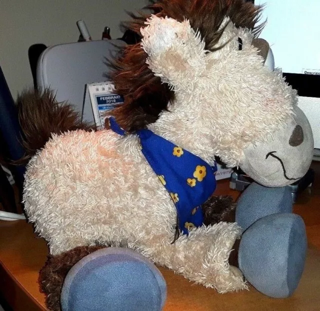 DEPECHE cavallo horse DIDDLE DIDDL GALUPY PELUCHE PLUSH SOFT TOY vintage (A) 3