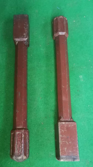 Alte Treppengeländerpfosten Eiche 98 cm Höhe