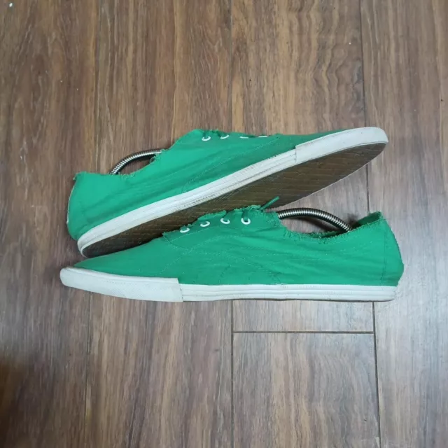 Puma Canvas Trainer Green UK11 Low Mens 2011 351926-06 Vietnam Sneaker Shoe 9418