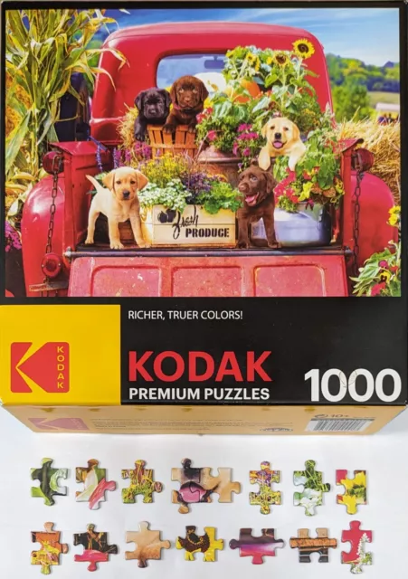 Adorable Kodak Premium Puzzles "Stowaways" 1000 Piece Jigsaw Puzzle!