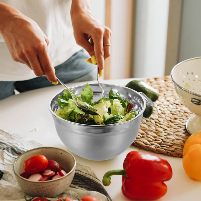 KITCHEN MIXING BOWLS Large for Stainless Steel Egg Confident Use £14.28