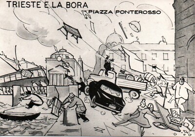Aldo Aronne TRIESTE BORA A 160 Ed Modiano br 20 1970 Faro della Vittoria 