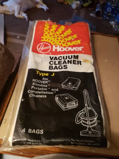 Hoover Vacuum Cleaner Bags Type J Portable Slimline Constellation 3 bags