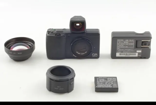 [MINT] RICOH GR DIGITAL II 10.1 MP Black Camera GV-1 GT-1 GH-1 Uk Stock