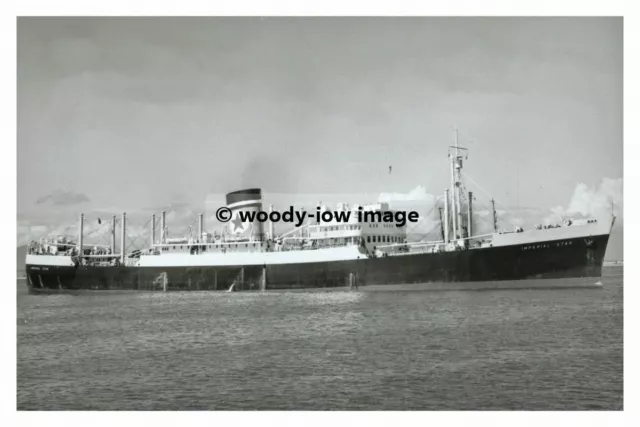 rp00643 - Blue Star Cargo Ship - Imperial Star , built 1948 - print 6x4