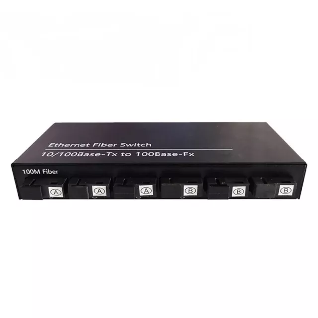 Commutateur Ethernet 6 Ports 10/100M 6 Ports Fibre 25KM 2UTP RJ45 éMetteur-8945