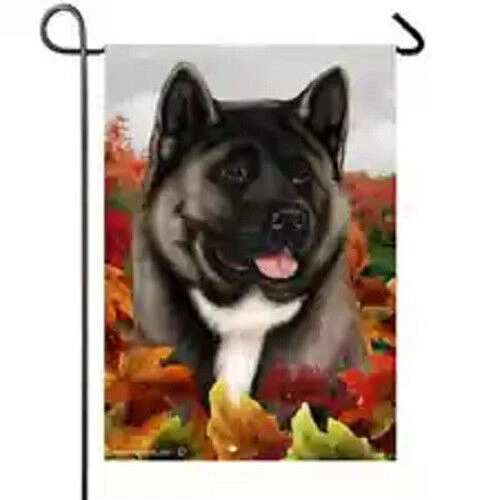Fall House Flag - Akita 13098b