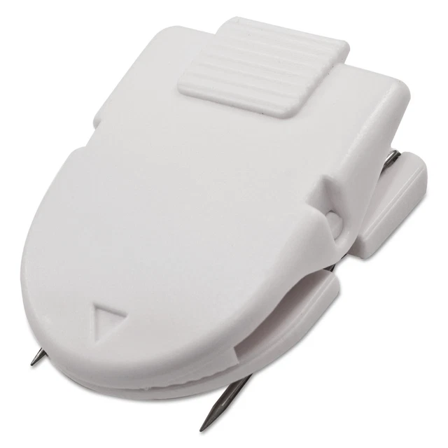 Wall Clips for Fabric Panels 60 Sheet Capacity White 10/Box 75340