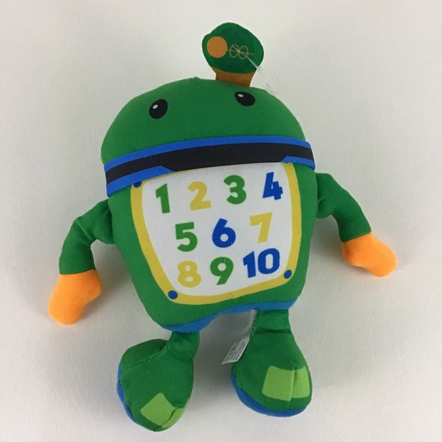 Team Umizoomi Bot Plush Stuffed Doll Toy 8" Numbers Counting 2011 Mattel