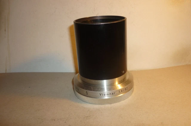 Super Objektiv - lens Carl Zeiss Jena Q1 Visionar 1,6/92 - Projector lens !