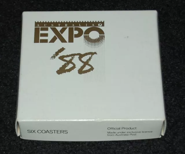 Expo '88 Boxed Set 6 Drink Coasters