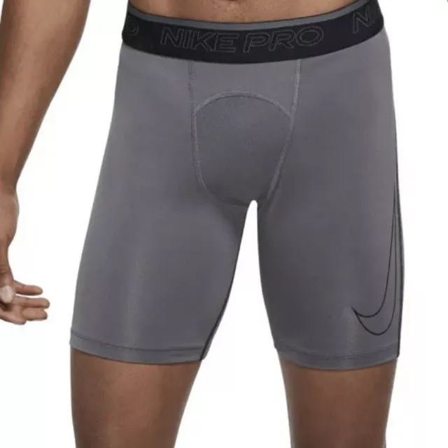 NIKE PADDED COMPRESSION Shorts Mens 3XL Dri Fit Dry Spandex Soccer Football  Gray $21.33 - PicClick
