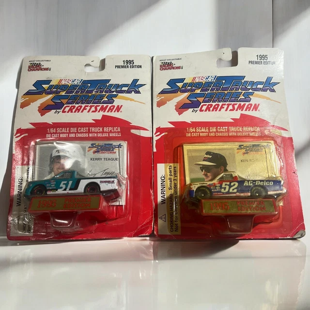 SET OF 2 Nascar Craftsman Super Truck Series - 1995 - Racing 