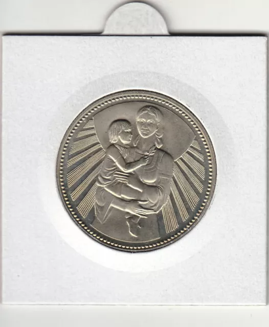 Rare Old Socialist Bulgarian Anniversary Coin-2 Levа/Mother With Child 1981/Unc!