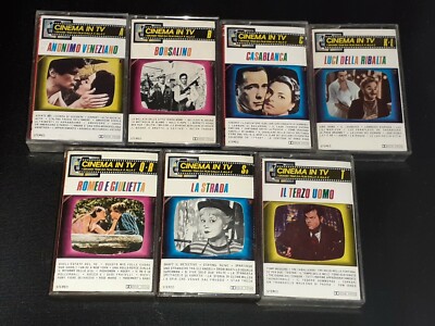 LA STRADA CASABLANCA ANONIMO VENEZIANO LOTTO 7 MUSICASSETTE CINEMA IN TV 