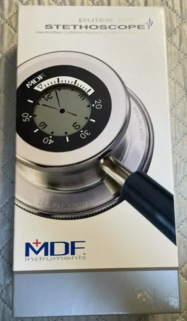 MDF® Pulse Time® 2-in-1 Digital LCD Clock and Single Head Stethoscope