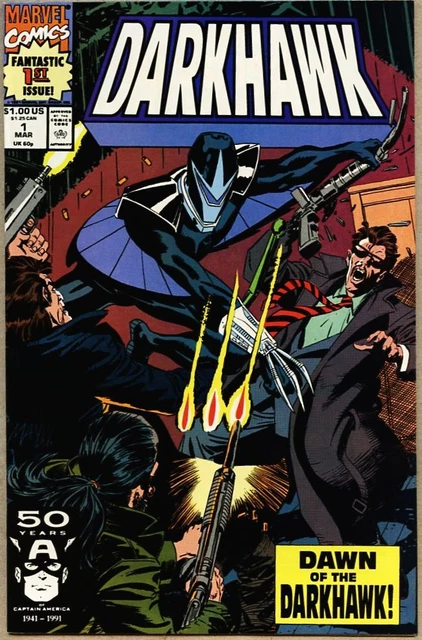 Darkhawk #1-1991 nm- 9.2 Marvel / Mike Manley 1st full appearance Darkhawk