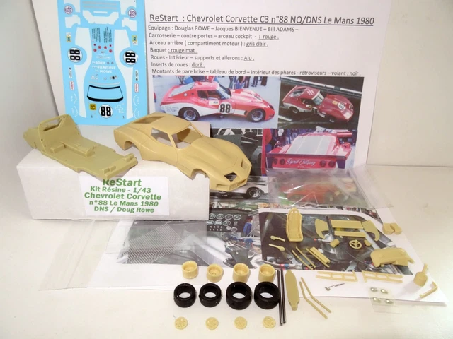 1978 lm le mans winner Renault A442 resin not diecast 1/43 spark