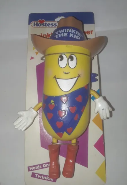 Hostess Twinkie The Kid . Twinkie Holder Cowboy Plastic Figure Carrying Case