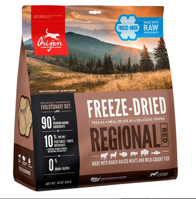 Orijen Freeze-Dried Regional Red Formula, 16 oz