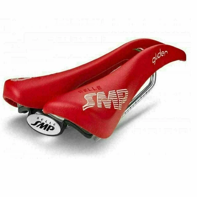Pro Bike SaddleSMP Glider Pro Bike Saddle Bike Seat Red