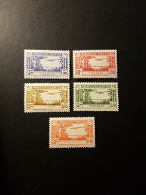 TIMBRE FRANCE COLONIE SOUDAN POSTE AÉRIENNE PA N°1/5 NEUF ** LUXE MNH 1940 