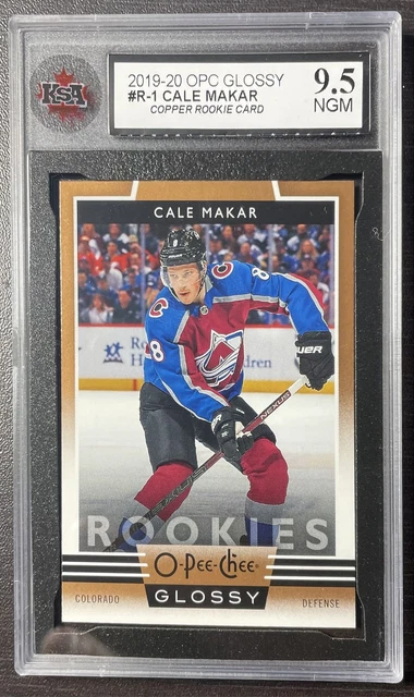 2019-20 O-Pee-Chee Glossy Rookie Copper Cale Makar Avalanche Ksa 9.5 #R-1