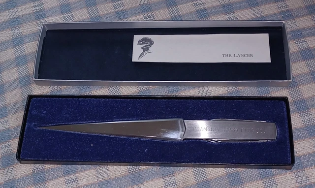 CHAMPION SPARK PLUGS Letter Opener USGA PGA GOLF OPEN INVERNESS CLUB
