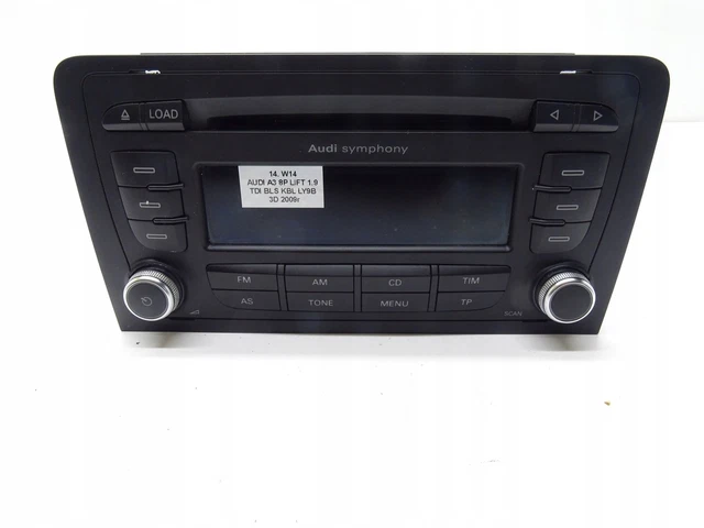Console Centrale Audi S3 8L Facelift - 1DIN - Noir - Pièce D’occasion Allemande
