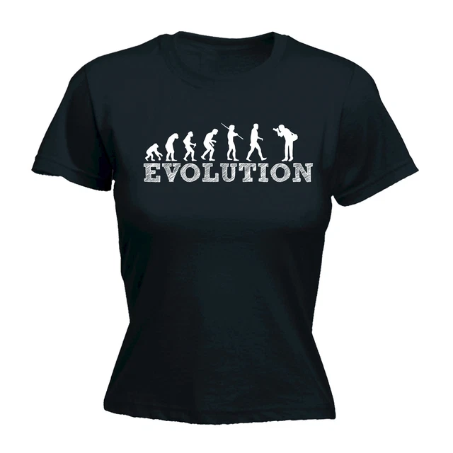 Evolution Photographer WOMENS T-SHIRT tee birthday photography camera artist