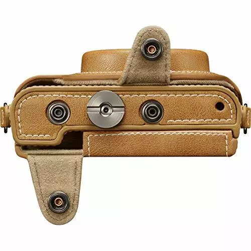 Giacca fotocamera Sony custodia in pelle per serie RX100 beige LCJ-RXK CC NUOVA Giappone 3