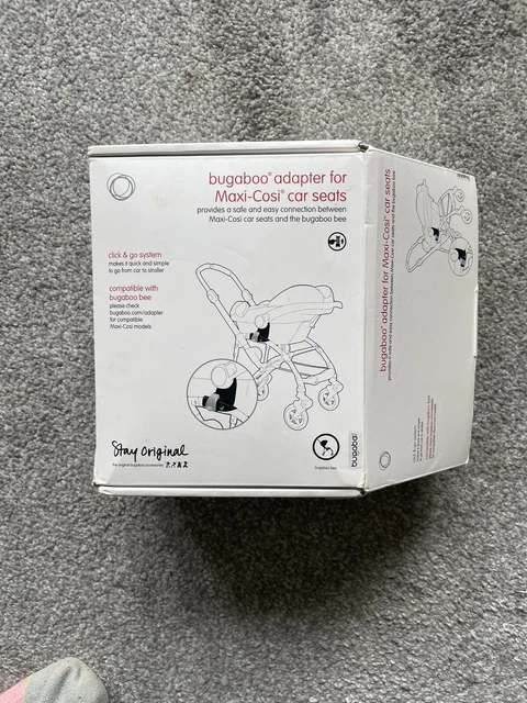 Bugaboo Bee 5,6 Car Seat Adapters For Maxi Cosi, Cybex Car Seat with box vgc
