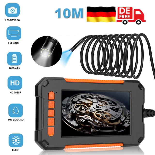 Daxiongmao Endoscopi, Telecamera Ispezione Tubi IPS Da 4,3", IP67 Impermeabile T - Foto 8