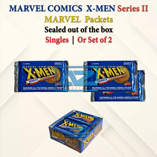 Skybox Marvel Comics X-men 1993 Trading Cards Box Xmen Pack Sealed 1 OR 2 Packet