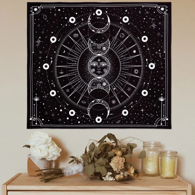 Decor Zodiac Constellation Sun Moon Tapestry Wall Hanging Tapestry Psychedelic