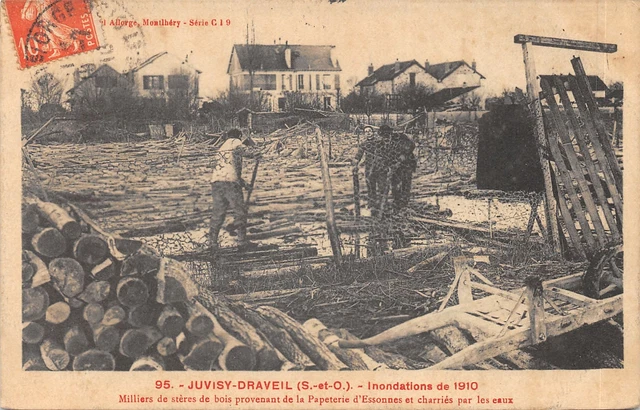 91-Juvisy Draveil-Inondation 1910-N 6008-F/0303