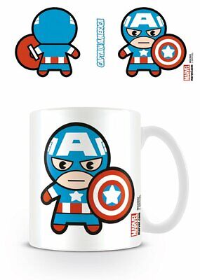Captain America Avengers Guerra Civile Marvel Kawaii tazza caffe te Ufficiale