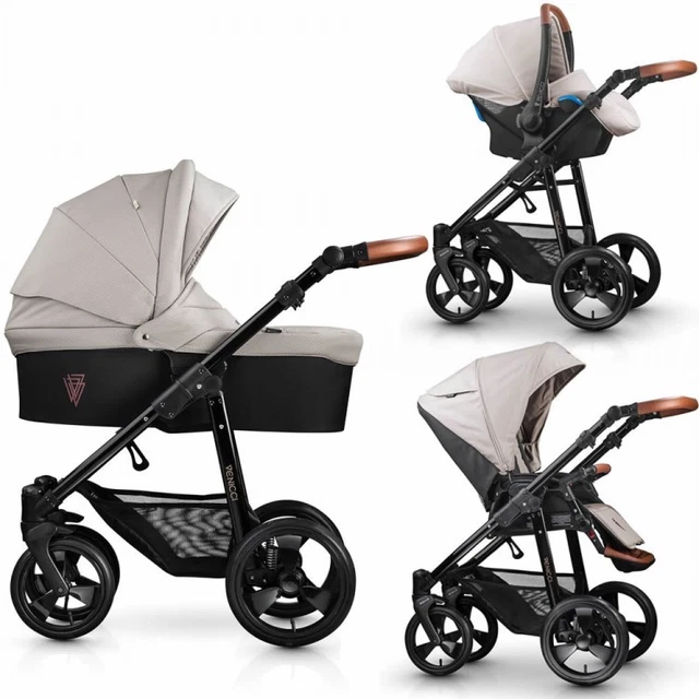 VENICCI 3 IN 1 Travel System Gusto Collection Cream Bnib 769.00