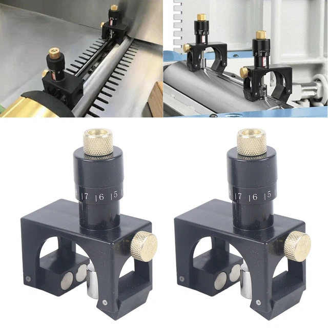 2x Wood Planer Blade Setting Jig Electromagnetic Planer Blade Setting Fixture US