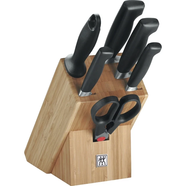 Blocco coltelli Zwilling QUATTRO STELLE 7 pezzi bambù