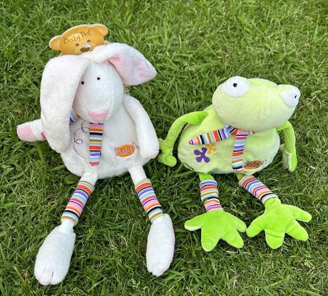 BABY NAT RABBIT and Baby Nat FROG Soft Toys £15.06 - PicClick UK