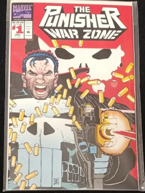 Marvel Comics:  The Punisher War Zone Vol. 1, # 1, March 1992.  (JR Cover)