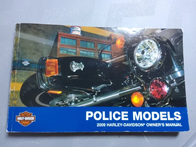 2009 Harley Davidson Police Models Owner's Manual (99478-09)
