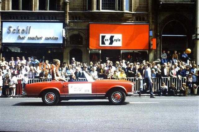 35mm Slide - Beauty Queen, Lord Mayor's Parade, City Centre, Sheffield, 1970