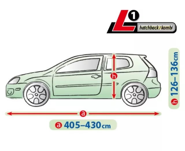 AUTOABDECKPLANE passen für VW GOLF I, II 1991-1999 GANZGARAGE PLANE L1 2