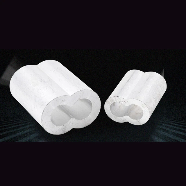 100-Pack Of 1/8" Aluminum Ferrules For Trapping Snares - Double Sleeves For Secure Connections 11 thumbnail image
