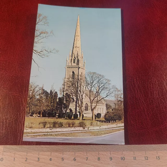 Vintage Postcard The Marble Church Bodelwyddan