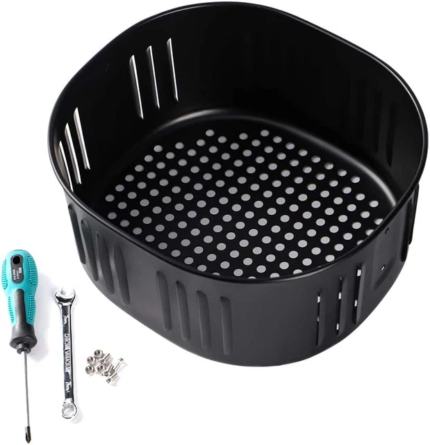 AIR FRYER REPLACEMENT Basket For Power Non Stick Fry Basket 5.8 QT NEW