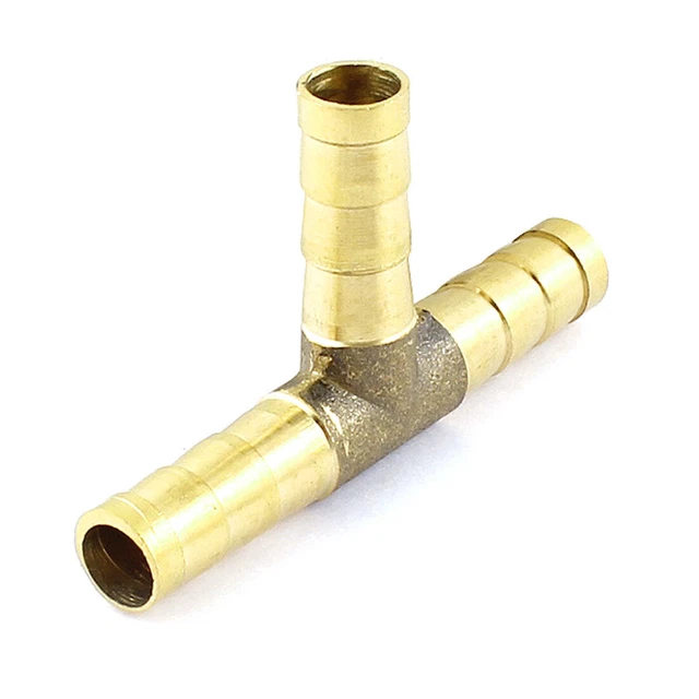 9,6mm T Form Luft Gas Kraftstoff Wasser Benzin Schlauch Schreiner Rohr Anschluss